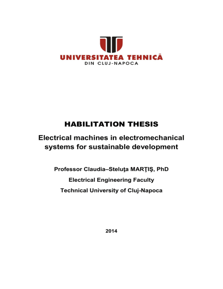 what is habilitation thesis