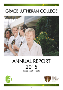 Annual Report - Grace Lutheran College