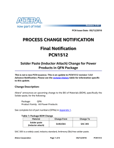 PCN 1512 Rev 2.0.0 Solder Paste