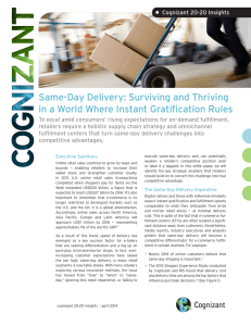 Same-Day Delivery: Surviving and Thriving in a World