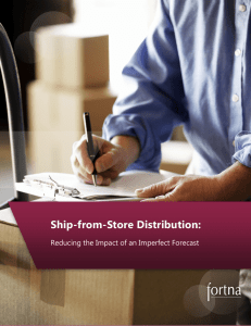 Ship-from-Store Distribution Reduces Impact of Imperfect