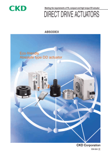 CKD series ABSODEX direct drive actuators