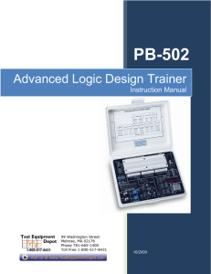 Advanced Logic Design Trainer