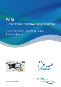 FABI User Manual and Assembly Guide