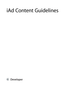 iAd Content Guidelines