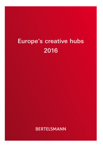 Europe`s creative hubs 2016