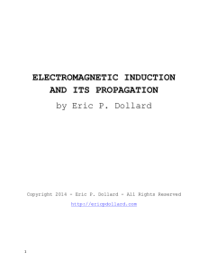 Electromagnetic Induction and Its Propagation