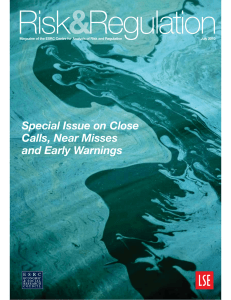 Special Issue on Close Calls, Near Misses and Early Warnings