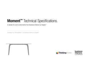 MOMENT Technical Specifications