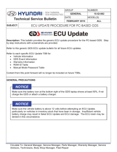 Technical Service Bulletin NOTICE NOTICE