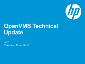 OpenVMS Technical Update