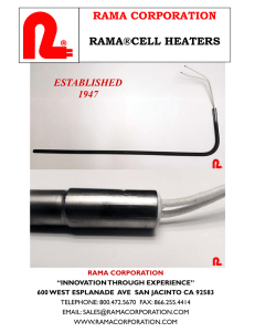 Multicell Catalog - Rama Corporation