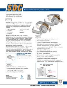 Electrified Cylindrical Locks With Request-to