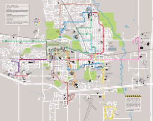 Ames System Route Map