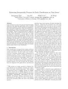 Extracting Interpretable Features for Early Classification on Time