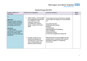 You can view the Equality Strategy here