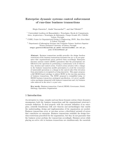 Enterprise dynamic systems control enforcement of run-time