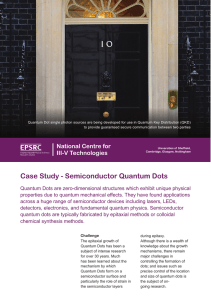 CS02V01 - Semiconductor Quantum Dots (p1 A5) - III