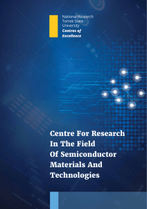 Centre For Research In The Field Of Semiconductor Materials And