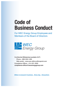 Code of Business Conduct