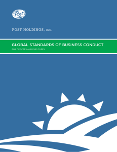 global standards of business conduct