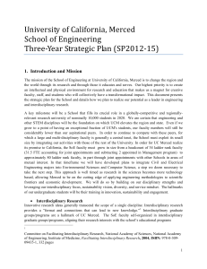 Strategic Plan - School of Engineering