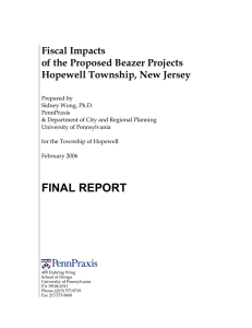 Executive Summary - Proposed Beazer Projects