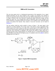MT-081: RMS to DC Converters