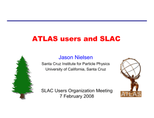 ATLAS Users and SLAC