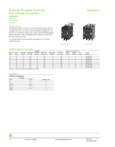 specification sheet - Mayer Electric Supply