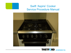 Aspire cooker service procedures