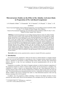 Microstructure Studies on the Effect of the Alkaline