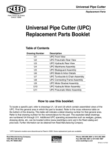 Universal Pipe Cutter Replacement Parts