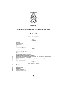 Merchant Shipping (Load Line) Regulations 2015