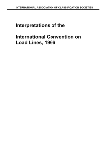 Interpretations of the International Convention on Load Lines, 1966