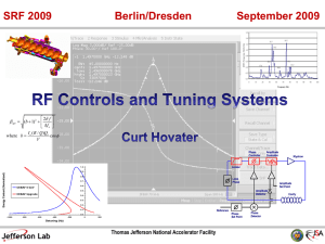 LLRF Control Systems and Tuning Systems - Helmholtz