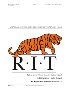 CXP Communication Pre-Detailed Design Research Rev.A