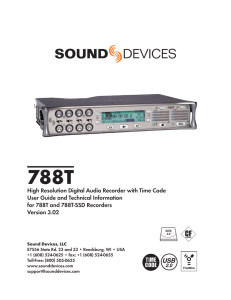 788T - User Guide and Technical Information