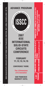 ISSCC 2007 advance program