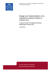 Design and implementation of an impedance analyzer based