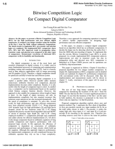 1-5 Bitwise Competition Logic for Compact Digital