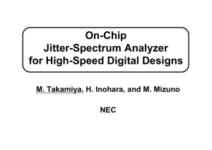 On-Chip Jitter-Spectrum Analyzer for High