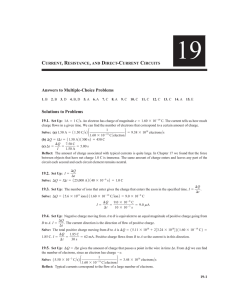 Answers to Multiple-Choice Problems Solutions to Problems