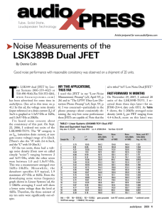 LSK389B Dual JFET