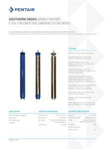 Southern Cross Submersible Motors for Irrigation