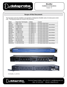 Scope of this Document: iBootBar