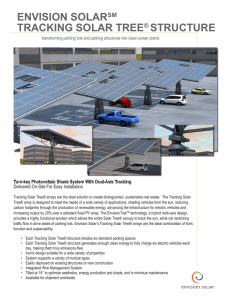 ENVISION SOLARSM TRACKING SOLAR TREE® STRUCTURE