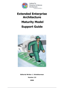 E2A Maturity Model Guide - Institute For Enterprise Architecture