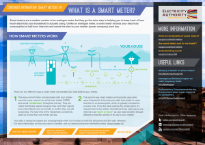 What is a smart meter? - Electricity Authority