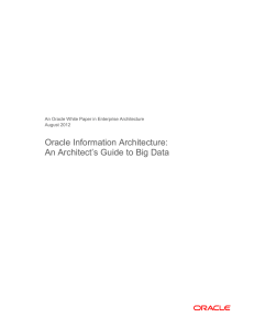 An Oracle White Paper in Enterprise Architecture